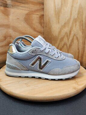 New Balance 515 V3 Womens Gray Suede Shoes Sneakers